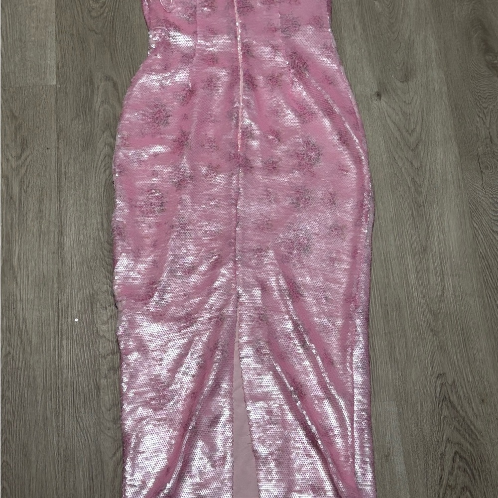 LoveShackFancy Strapless Pink Floral Dress - Picture 7 of 11